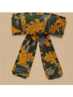 Farm Rio Women's Multi and Yellow Crop-top